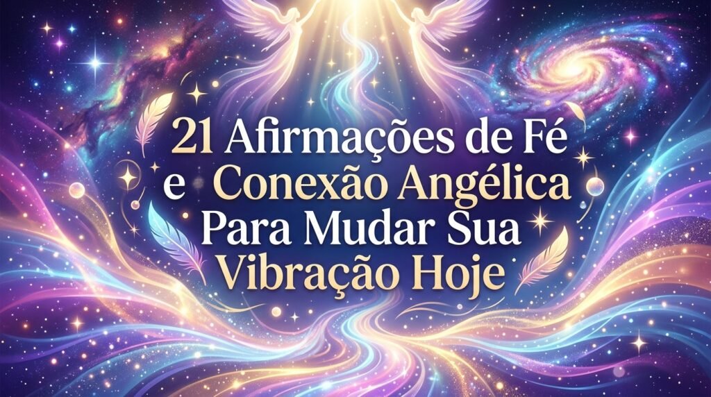 21 Afirmações de Fé e Conexão Angelical para Mudar sua Vibração Hoje